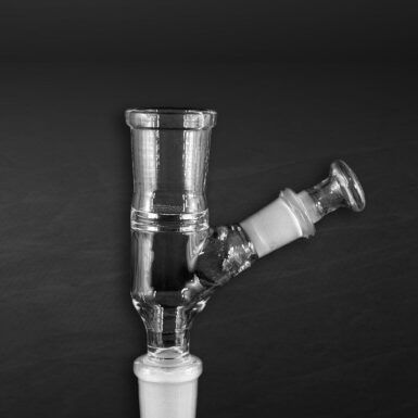 The glass injector bowl on a bubbler.