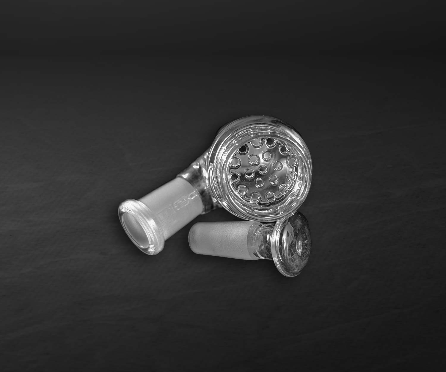 Top view of the glass diffuser bowl