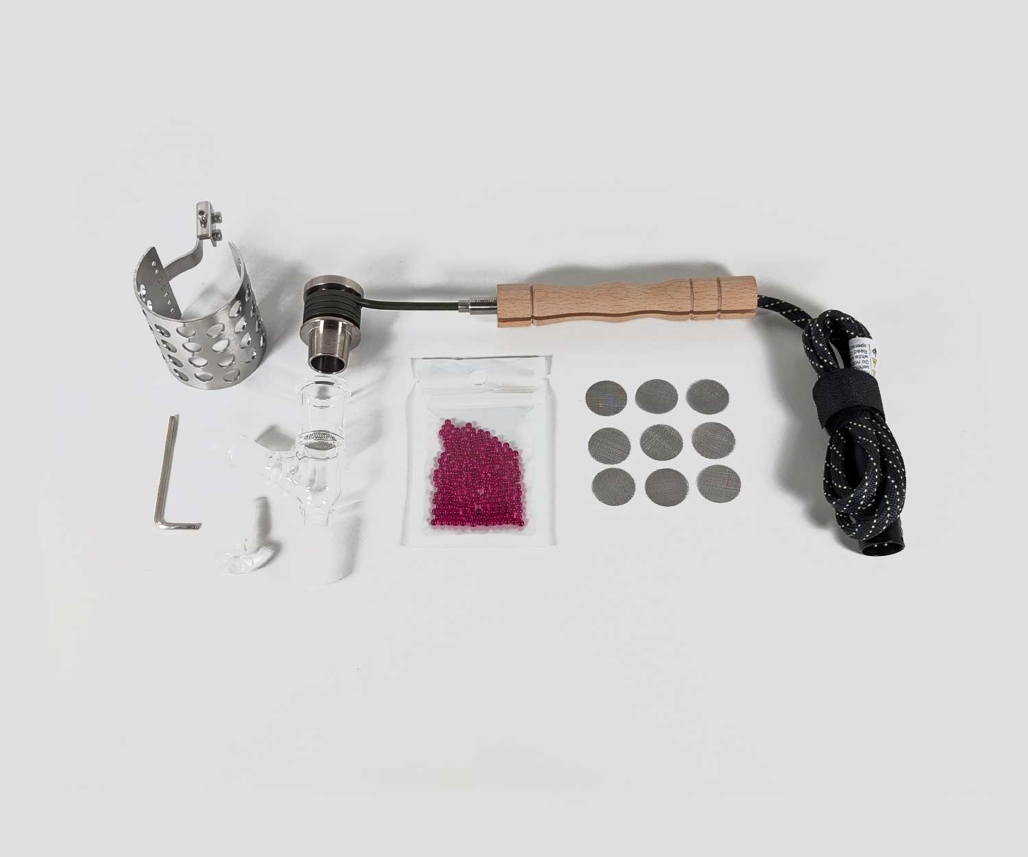 The injector upgrade kit contents.