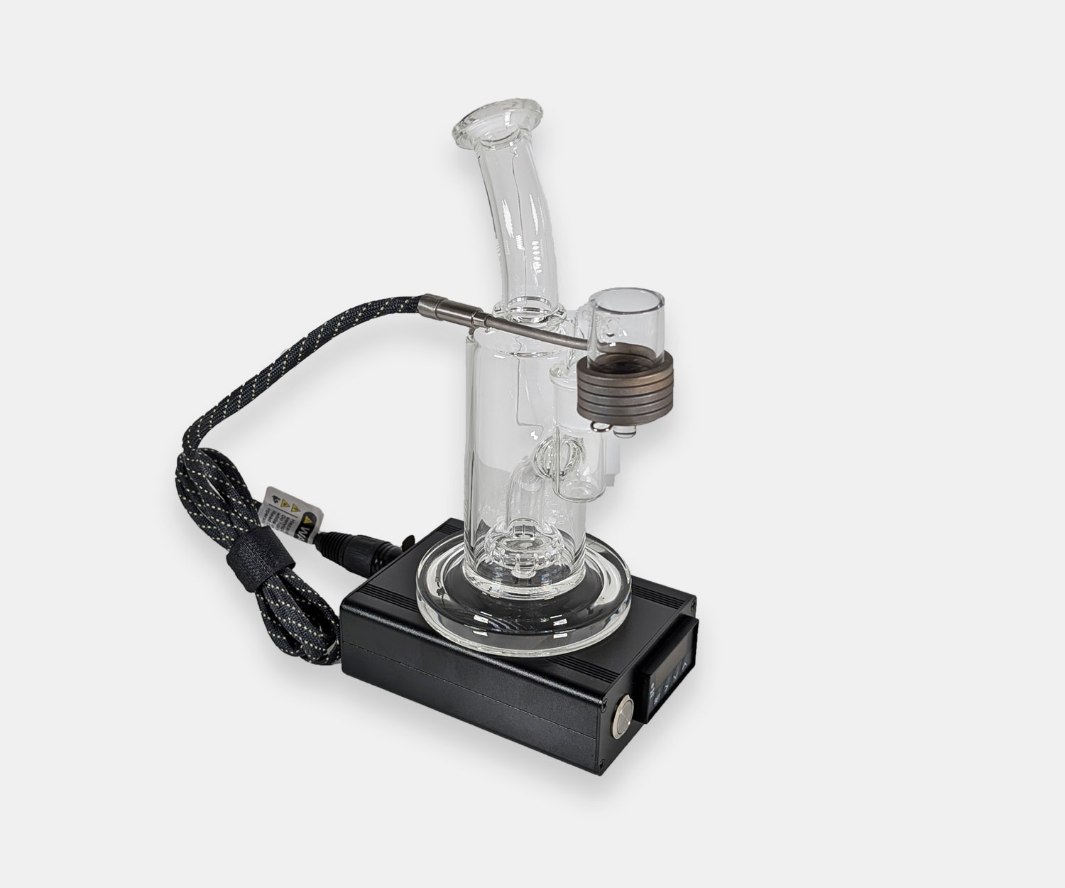 Showing the rear side of the Sauze Boss e-nail kit.