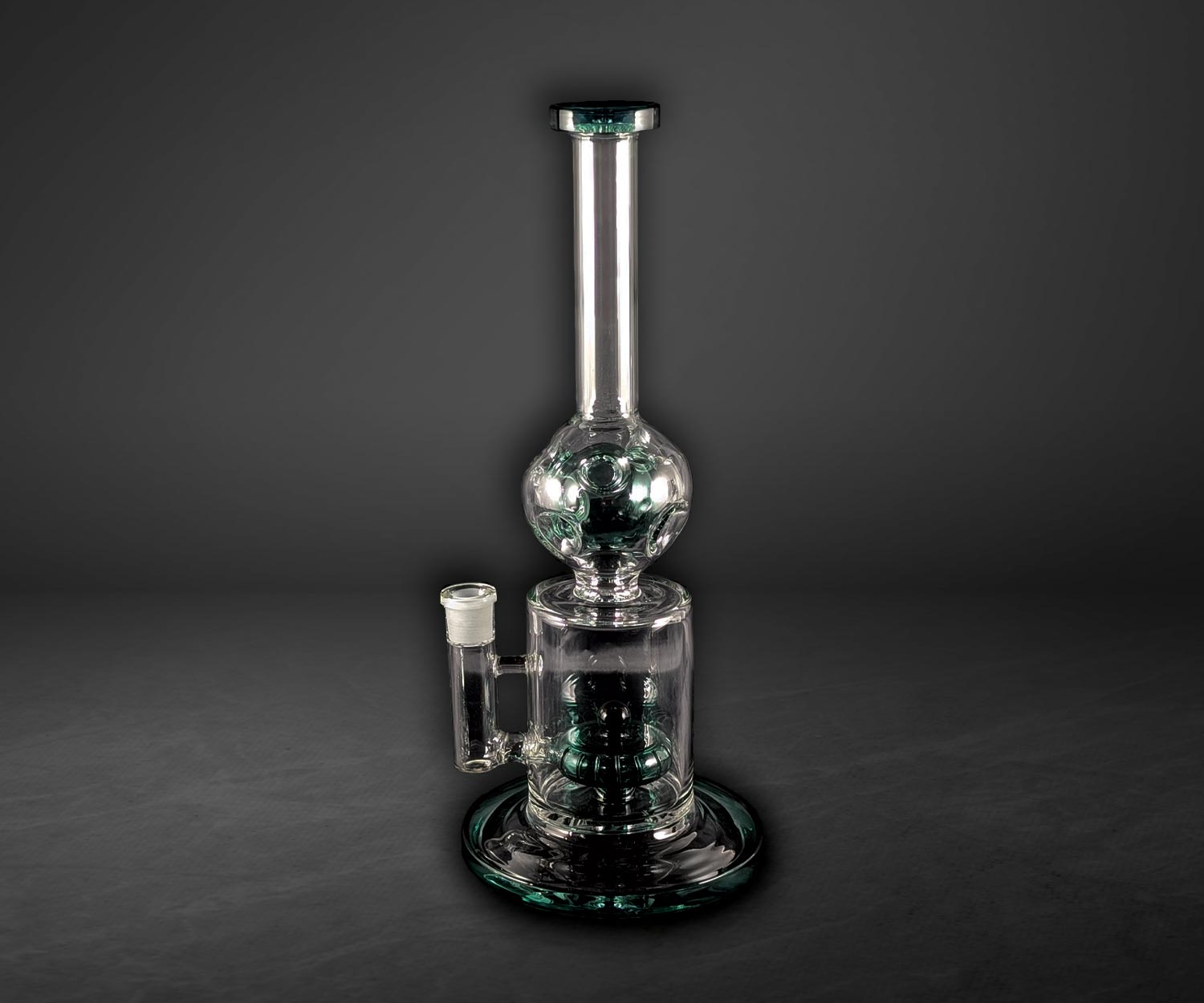 Showing the full length of the 33cm Flower Tower bubbler.