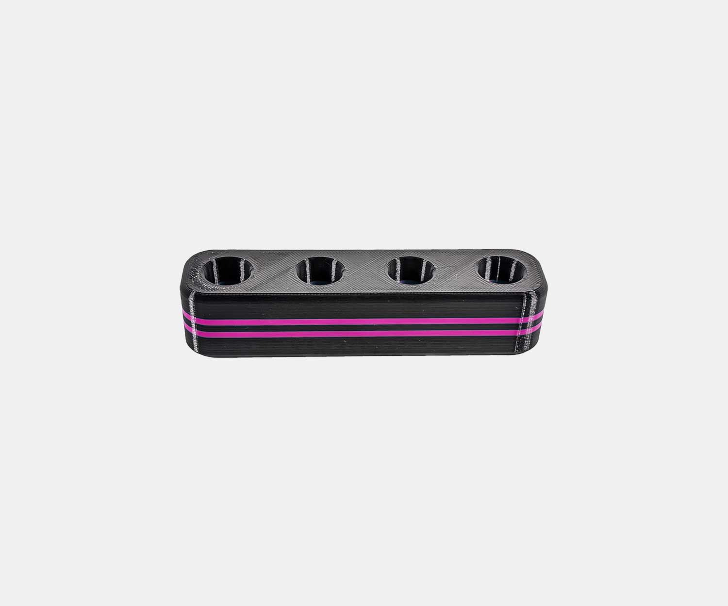 The Heavy Hitter bowl holder in pink front view.